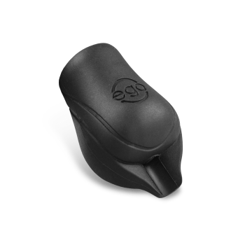 2-pack Silikon EGO Biogrips (No Back Lip) i Svart - Upp till 19MM Tuber