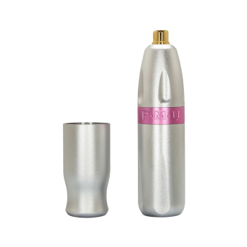 Bishop PMU Pen - Silver med rosa spline - 2,5 mm slaglängd