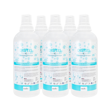Distel doseringssystem tomma flaskor (6x 1L)