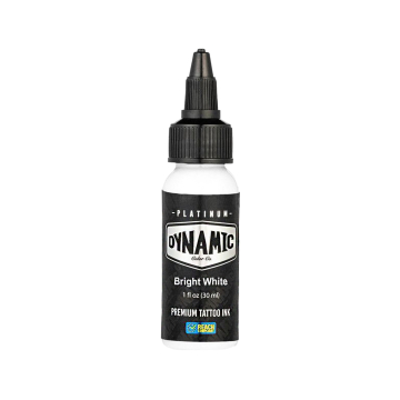 Platinum by Dynamic Tatueringsbläck - Bright White 30 ml