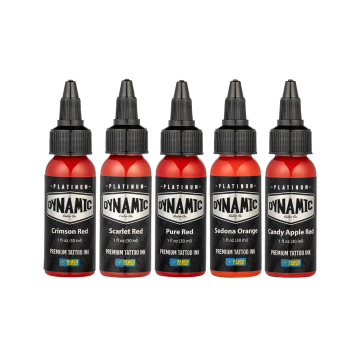 Platinum by Dynamic Tatueringsbläck - Envy uppsättning 5x 30 ml