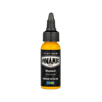Platinum by Dynamic Tatueringsbläck - Mustard 30 ml