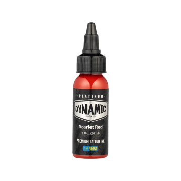 Platinum by Dynamic Tatueringsbläck - Scarlet Red 30 ml