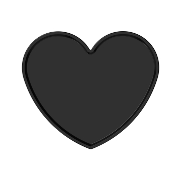 Ghost Heart Glitter Trågtopp (Endast tråg)