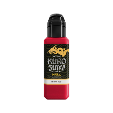 Kuro Sumi Imperial tatueringsbläck - Peony Red