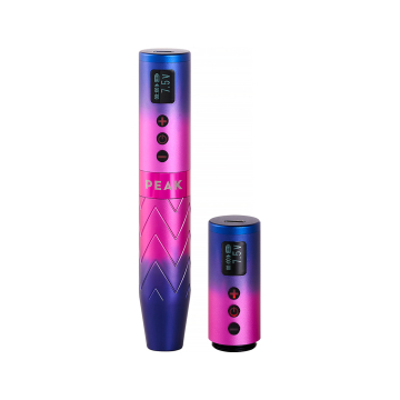 Peak Astra - Trådlös PMU-maskinpenna med 2 batterier - Cosmic Candy
