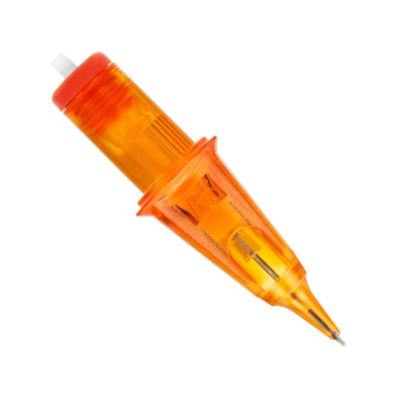 Kartong med 20 Peak Triton nålpatroner 0,35 mm - Round Shader medium kon (3,5 mm)
