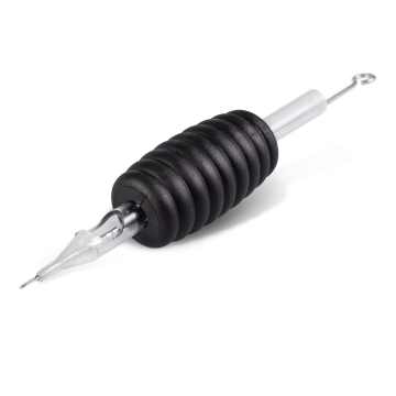 Låda med 20st Killer Ink Engångsgrepp / Tipp 25mm Round Tubes Färdigpackade med Precision 0.35MM Round Liner Nålar