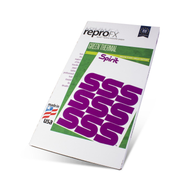 ReproFX Spirit Green - Låda med 100st Thermal Copier Hektograf Papper i Grönt (21,6 x 35cm)
