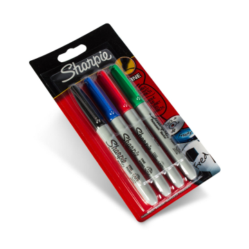 4-pack Sharpie Fine Point Märpennor