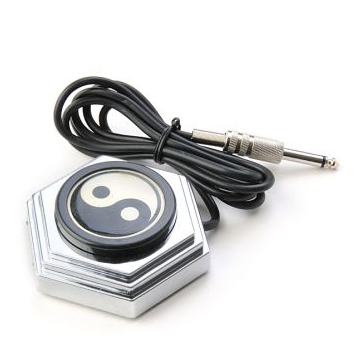 Yin Yang Tatuering Fotpedal