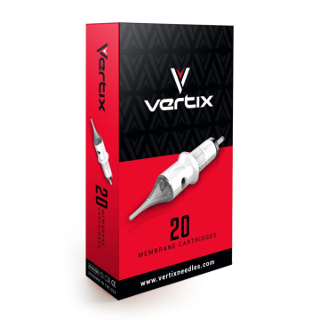 Låda med 20 Vertix patroner 0,30mm (Long Taper) - Round Liner