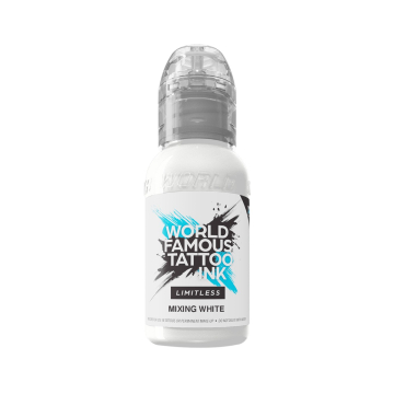 World Famous Limitless tatueringsbläck - Mixing White 30 ml